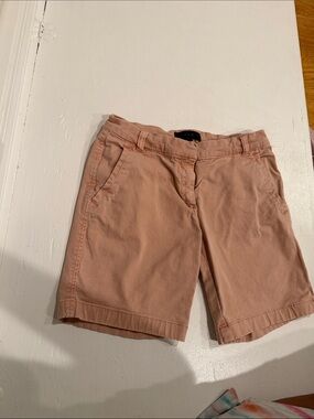 J. Crew Pink Chino Bermuda Shorts